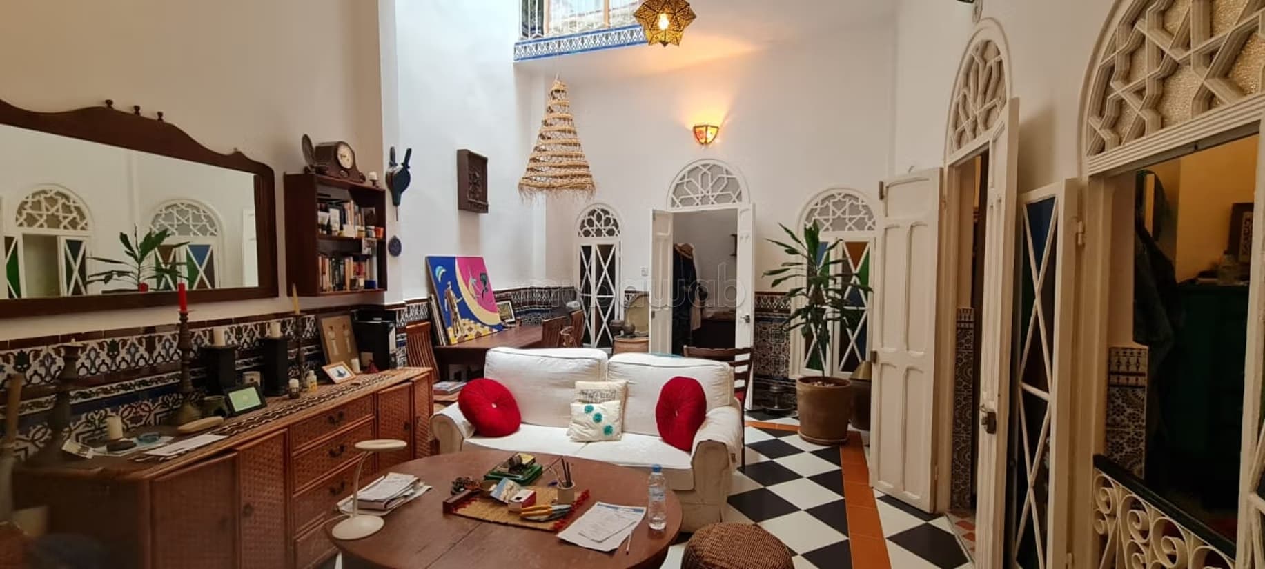 Tanger, médina: très belle maison d'hôtes à vendre vue mer