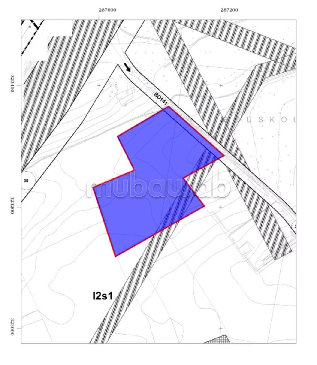 Terrain industriel 27000 m² zone i2s1 à vendre à Bouskoura