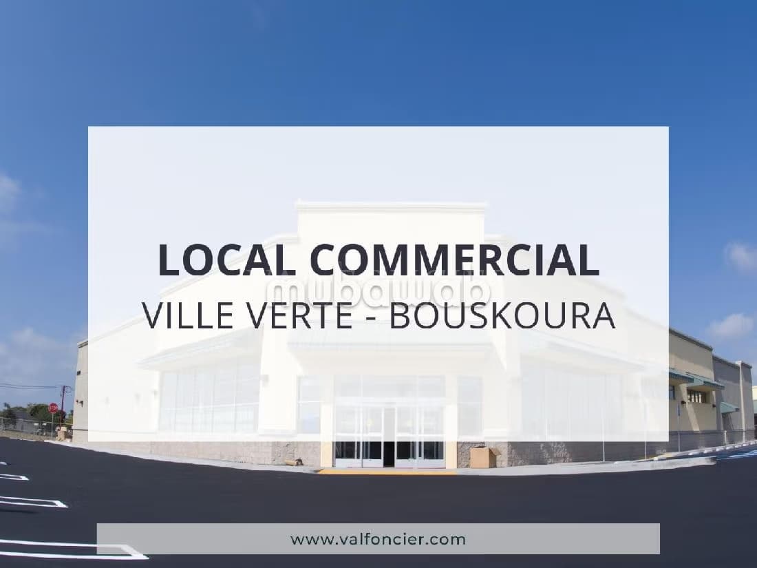 Location très beau local commercial en plein Boulevard Ville...