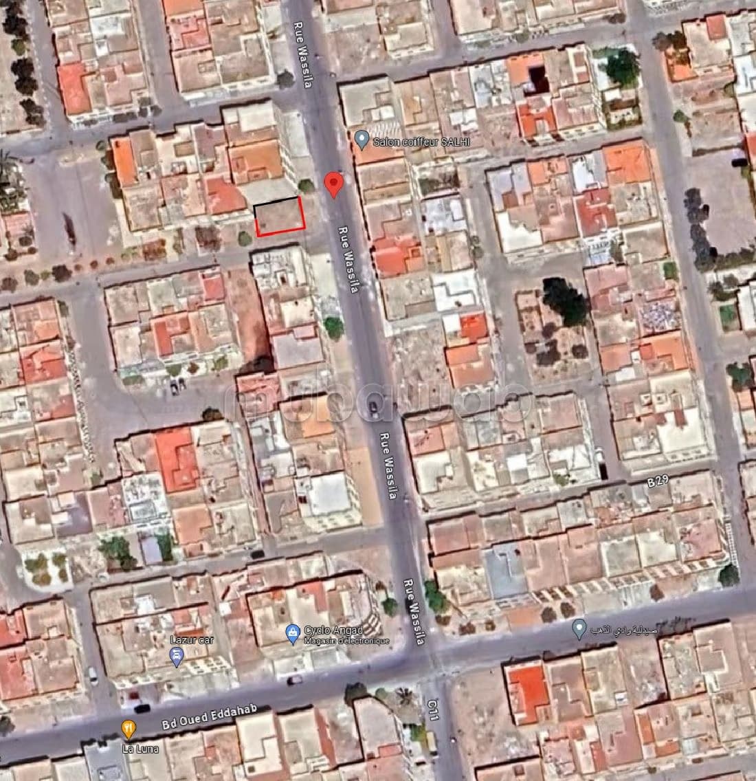 Terrain 120m² El Fath, 3 Façades, titré et en règle