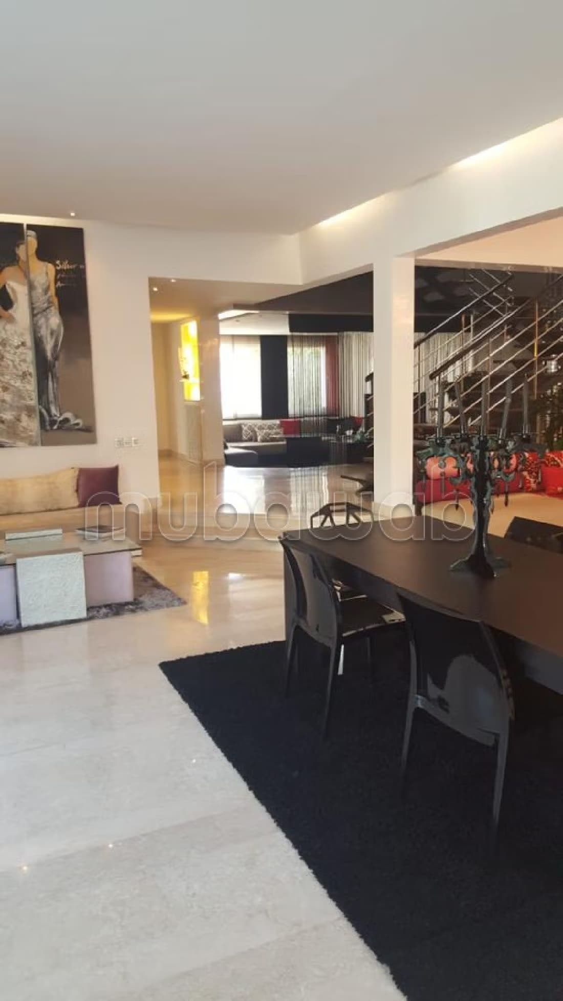 Villa meuble a la location a ain diab 35000dh
