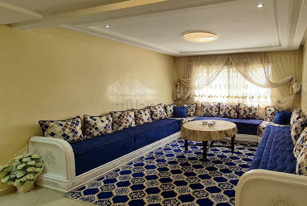 Appartement meuble 2 ch 2 sdb centre kenitra b2831