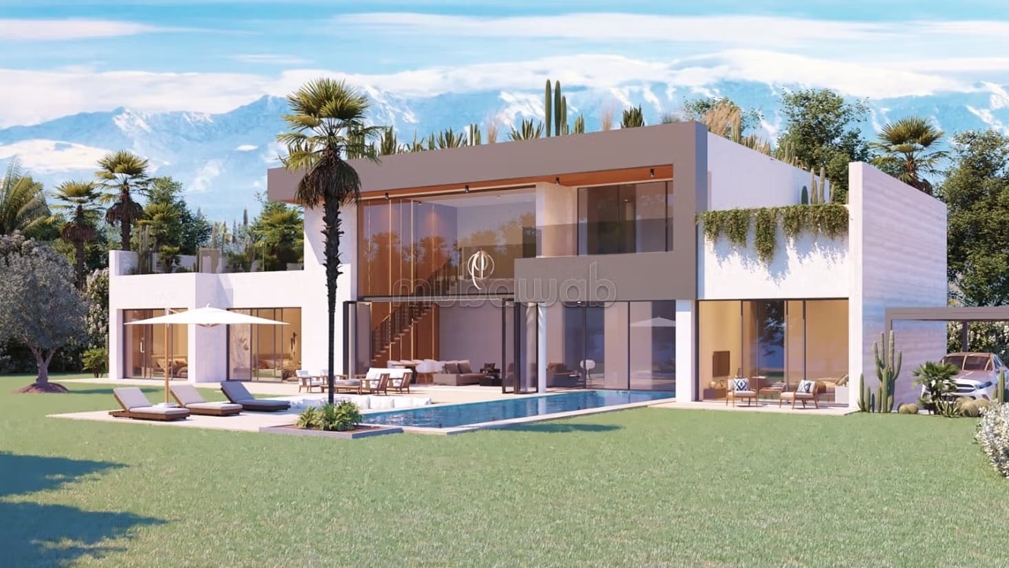 Vente villa de luxe à Route de l'Ourika. 6 pièces confortabl...