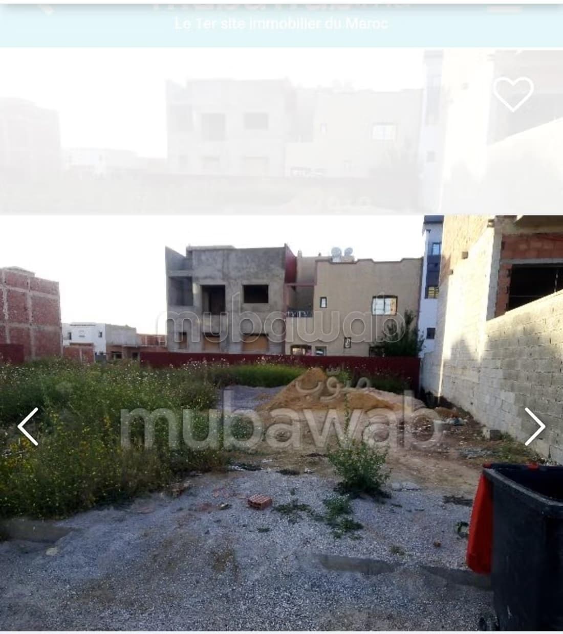 Lot de villa a vendre