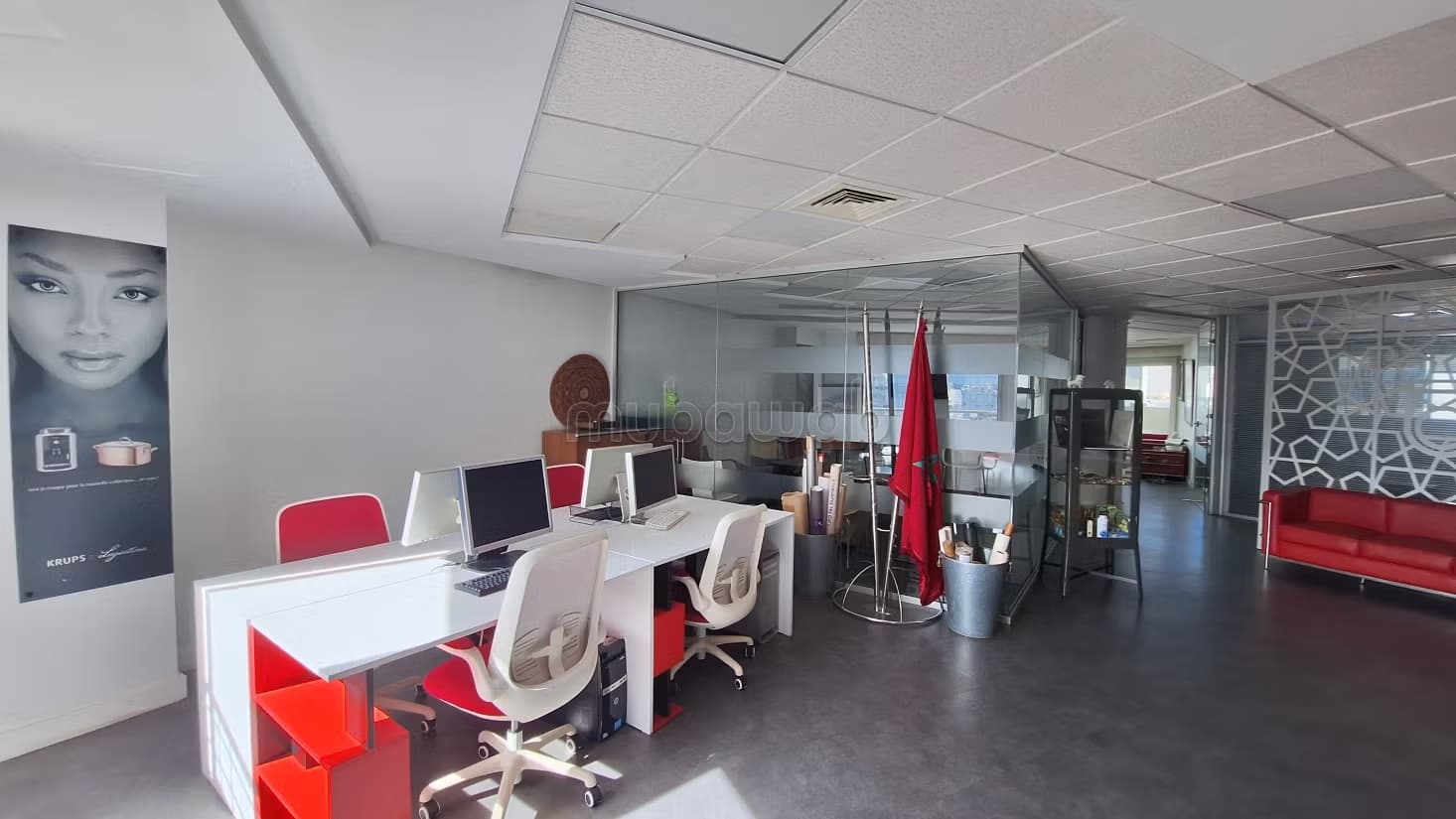 Bureau 198 m² neuf 8ème étage terrasse