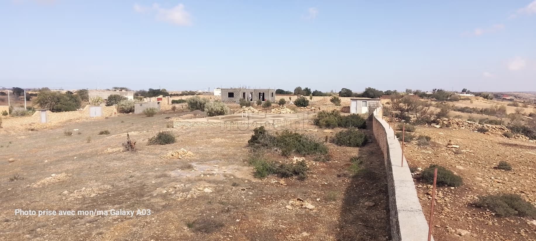 Achat de terrain à Ghazoua. Superficie 1146 m²