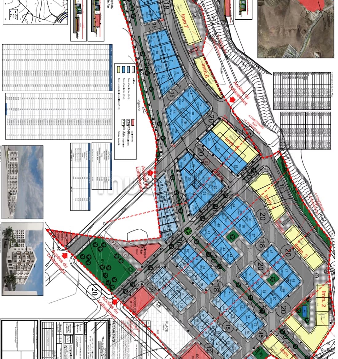 Vente lot 120m² nouvelle gare routiere