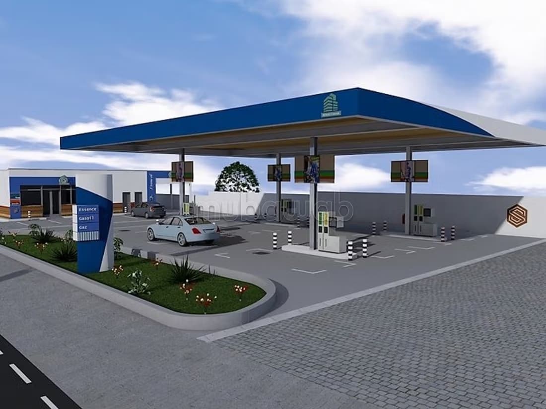 Projet De Station Avec Plan autourisė à Route de Rabat