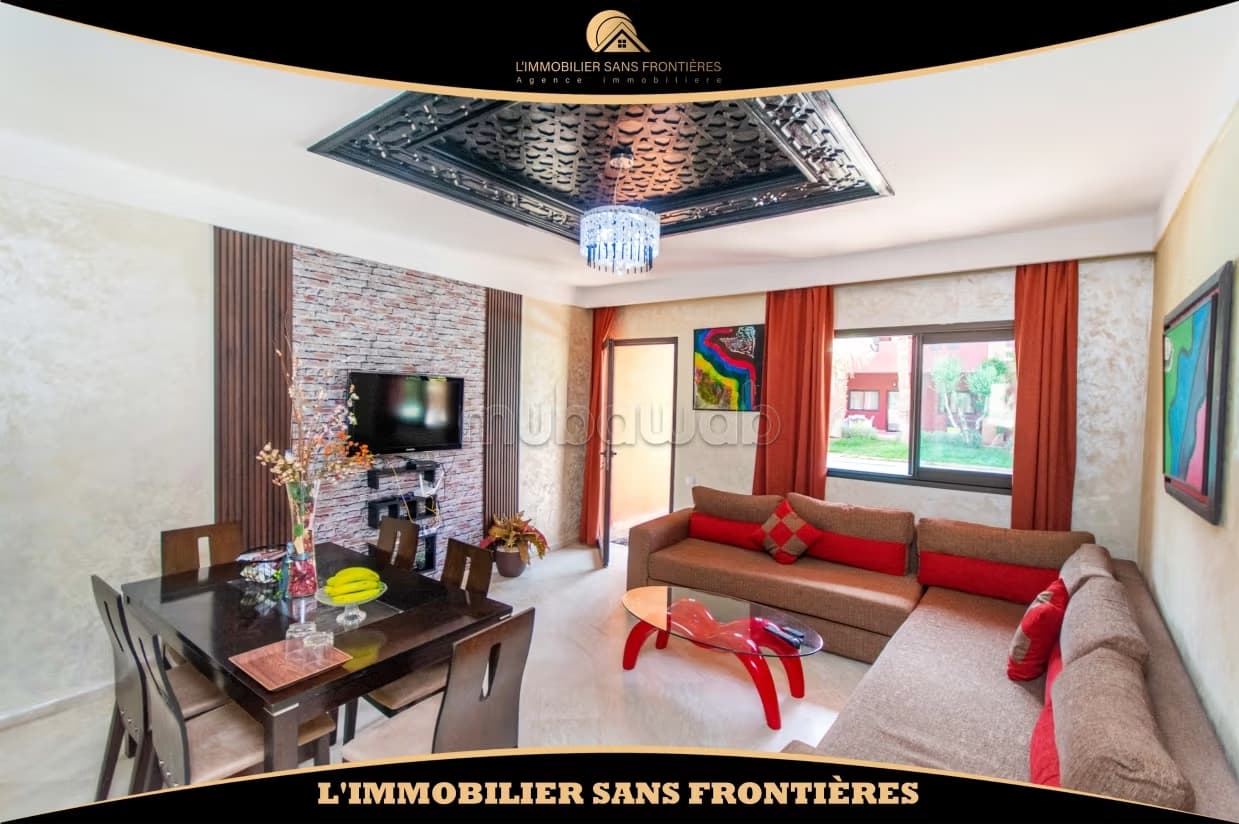 Appartement meublé de 93 m² à louer, Rez de jardin, Route de...
