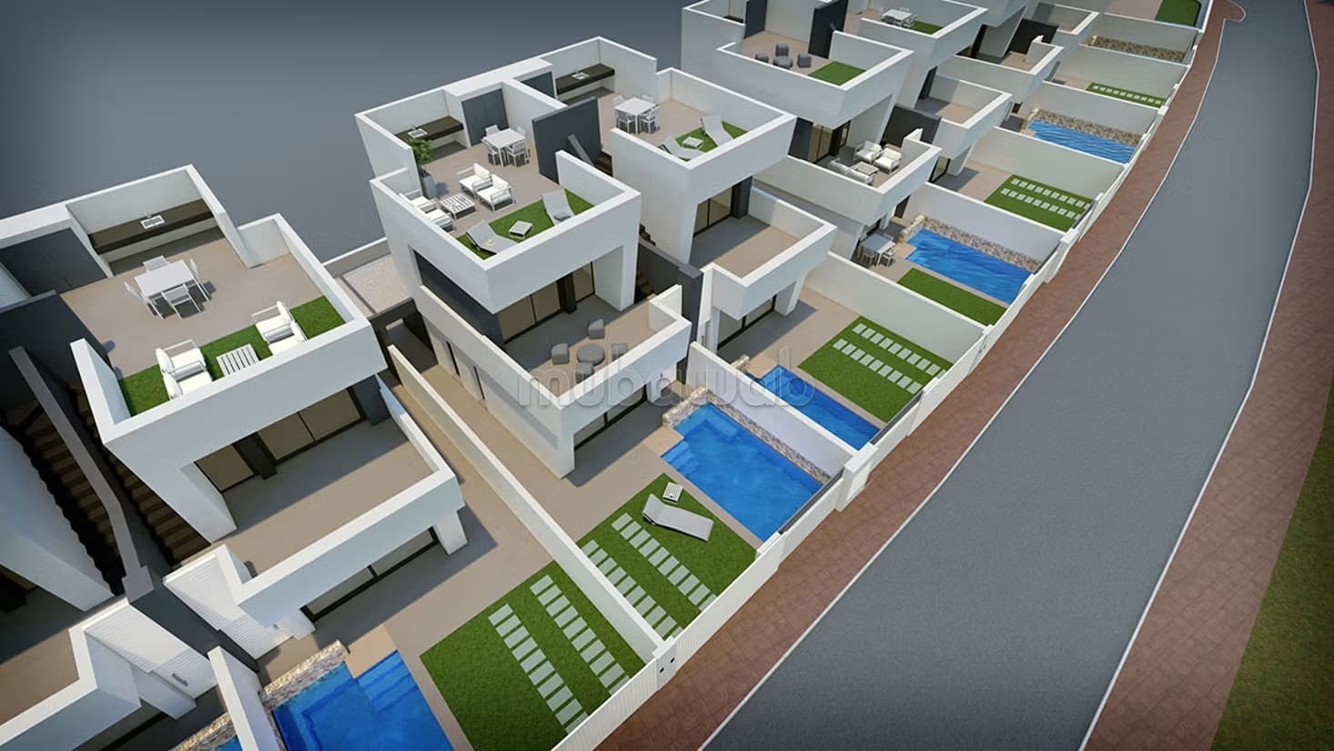 Excellent terrain pour projet de villas en vente de 3 hectar...