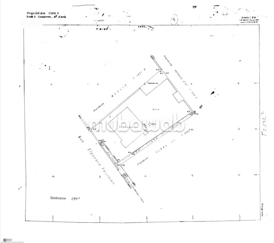 Terrain zone immeuble proche Bd d'Anfa/Mly Youssef