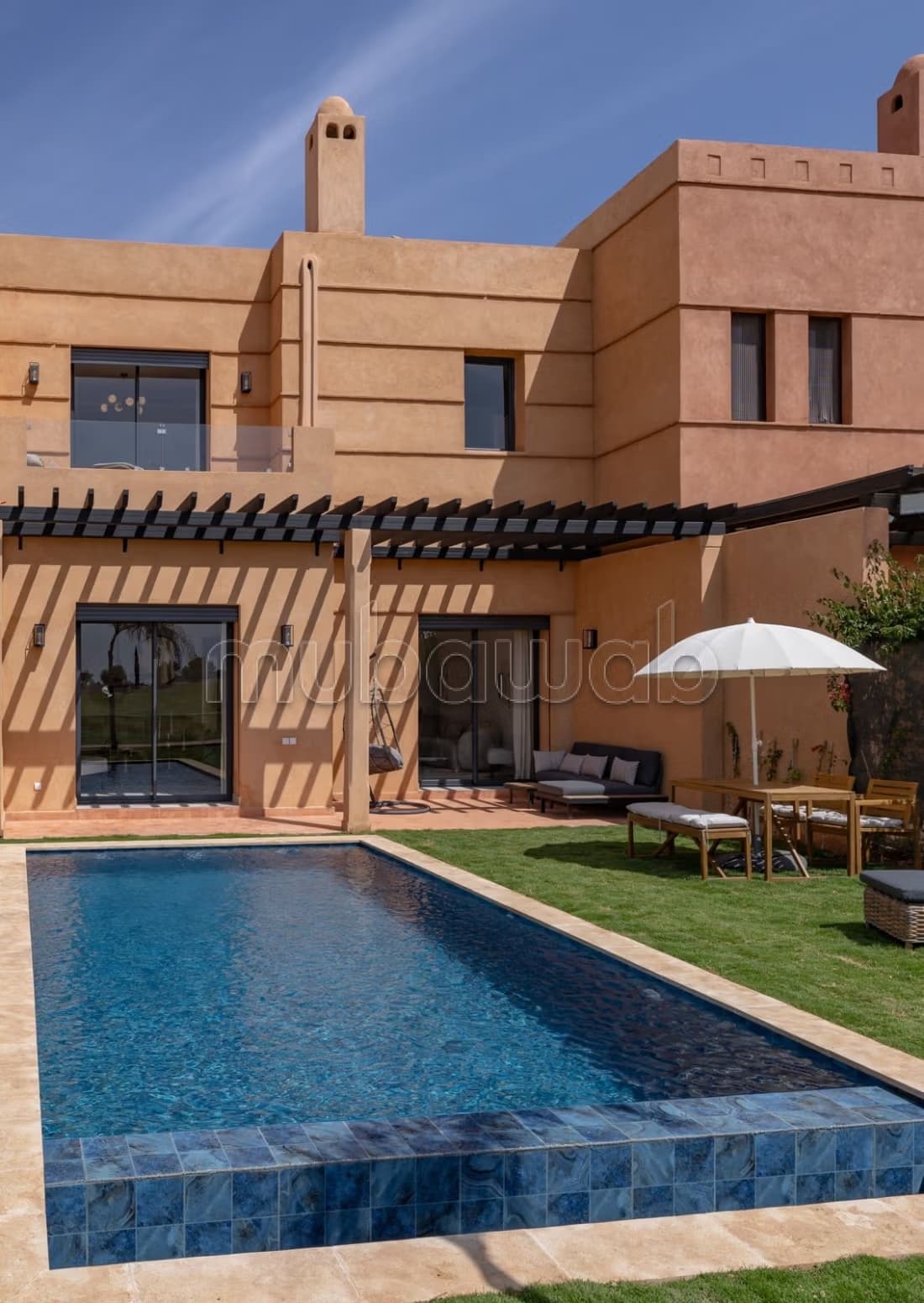 En construction villa route de l ourika
