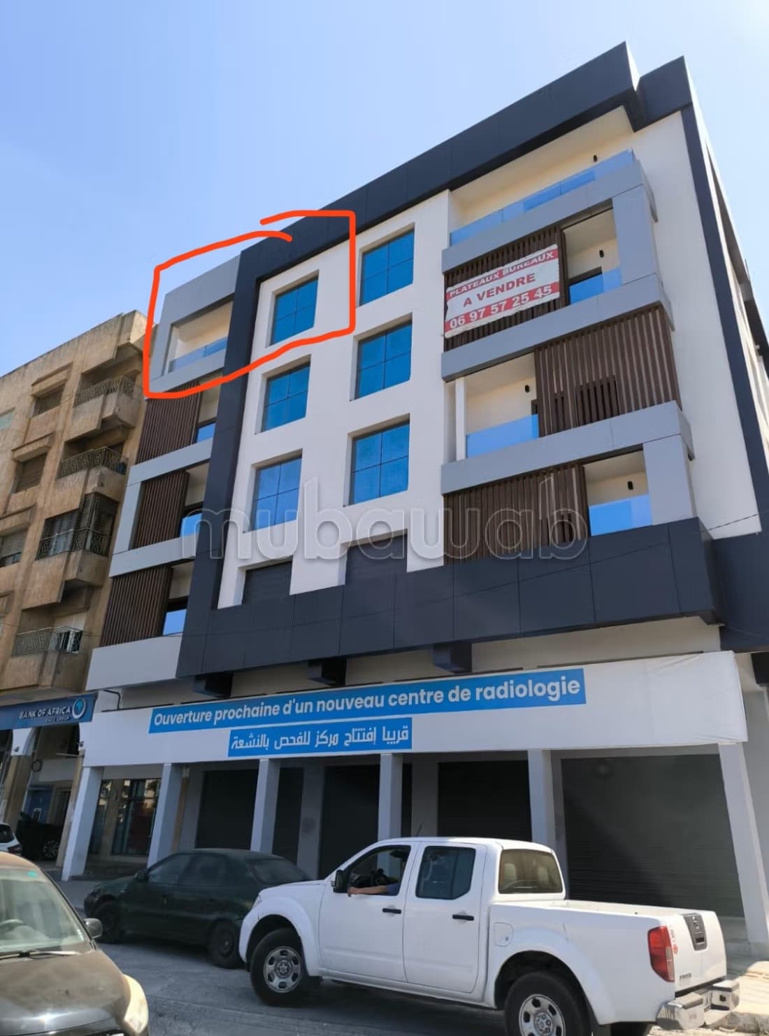 Bureau profession médicale Wifak sur Av Hassan I