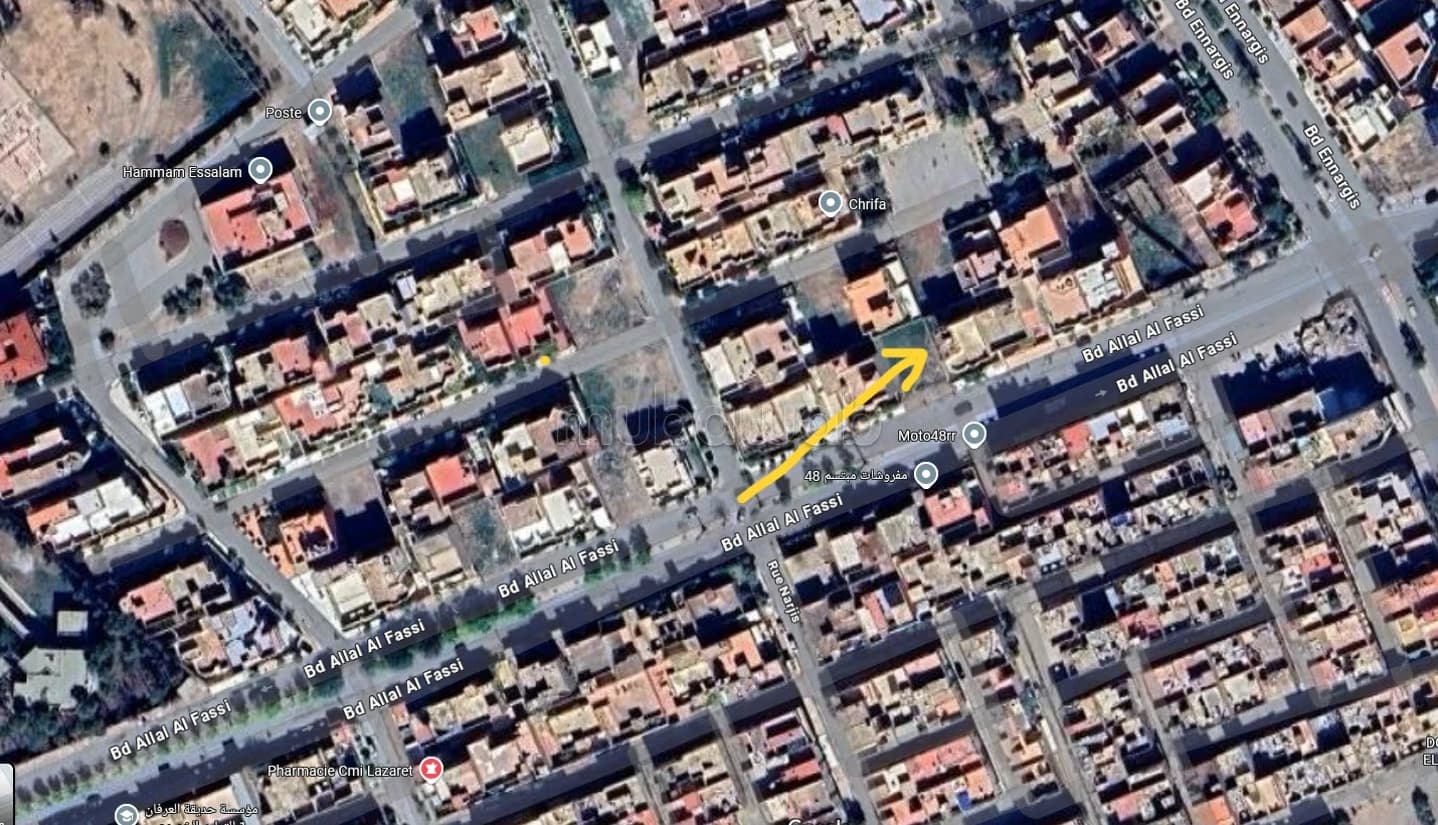 Vente Terrain titré R4 Lazaret Lycee oued dahab