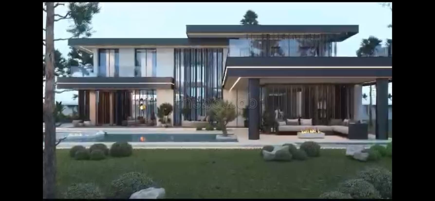 Villa d'architecte gros oeuvre