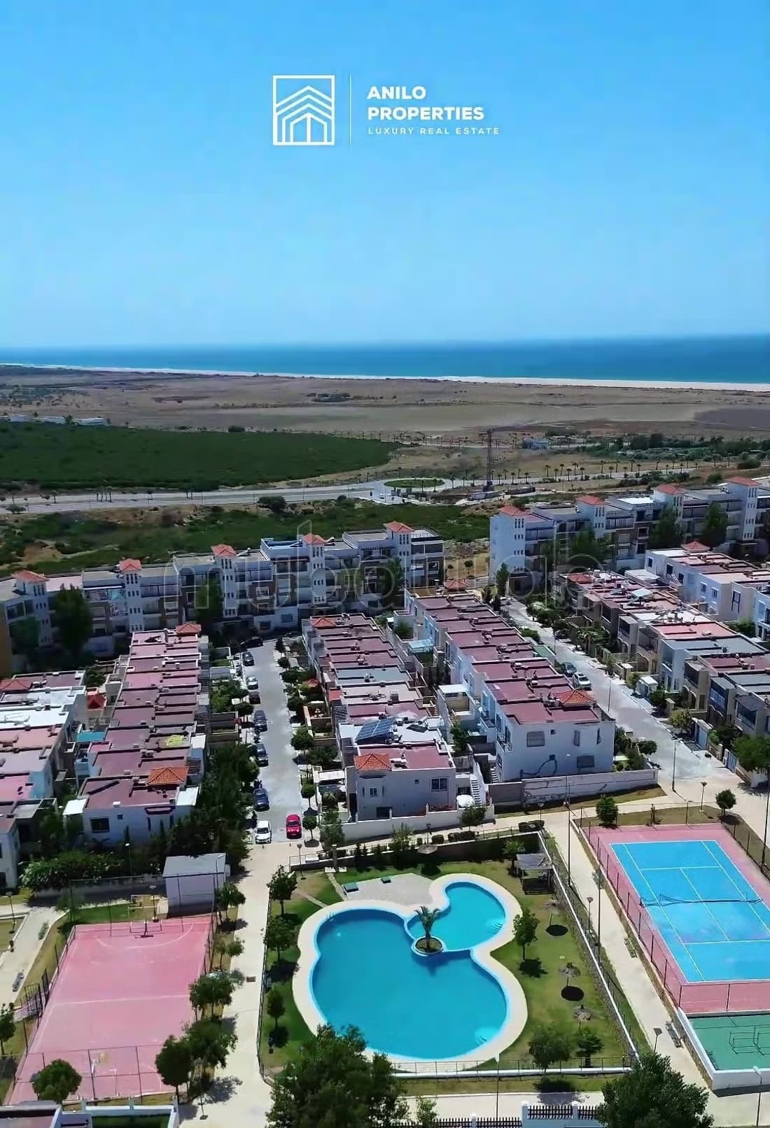 Villa à vendre 200m2 résidence fermée piscine, mosquée, terr...