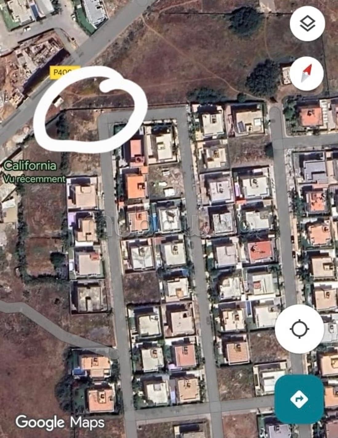 Beau terrain à la vente à Oulad Ogba. Surface totale 416 m²