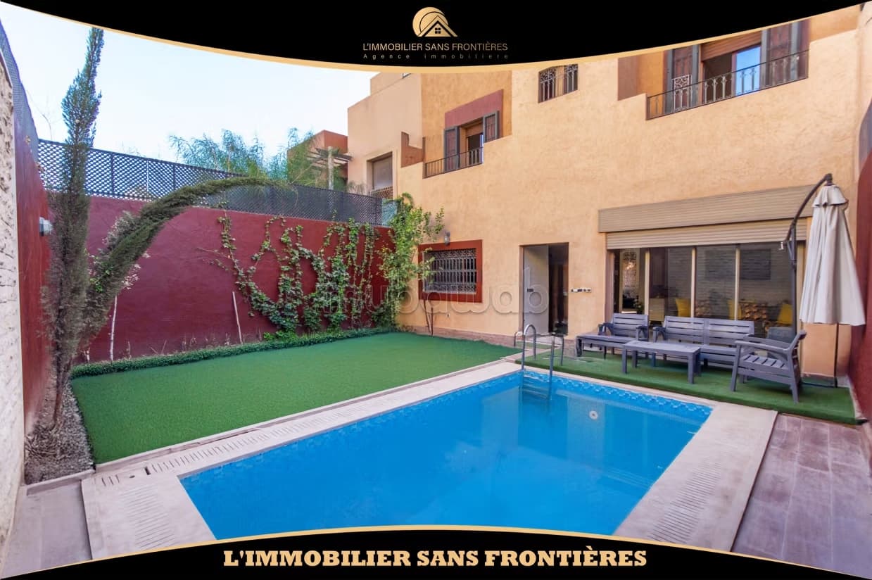 Villa meublée avec piscine et jardin privé à louer – Targa...