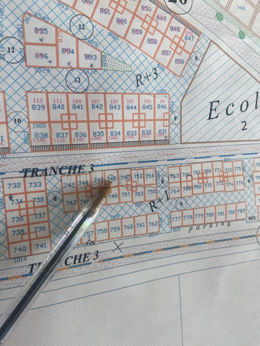 Beau terrain à la vente à Bir Rami Ouest. Surface de 80 m²