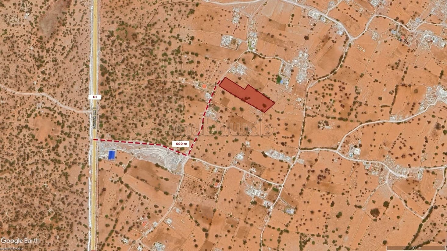 Terrain agricol à Vendre à 18km d'Essaouira