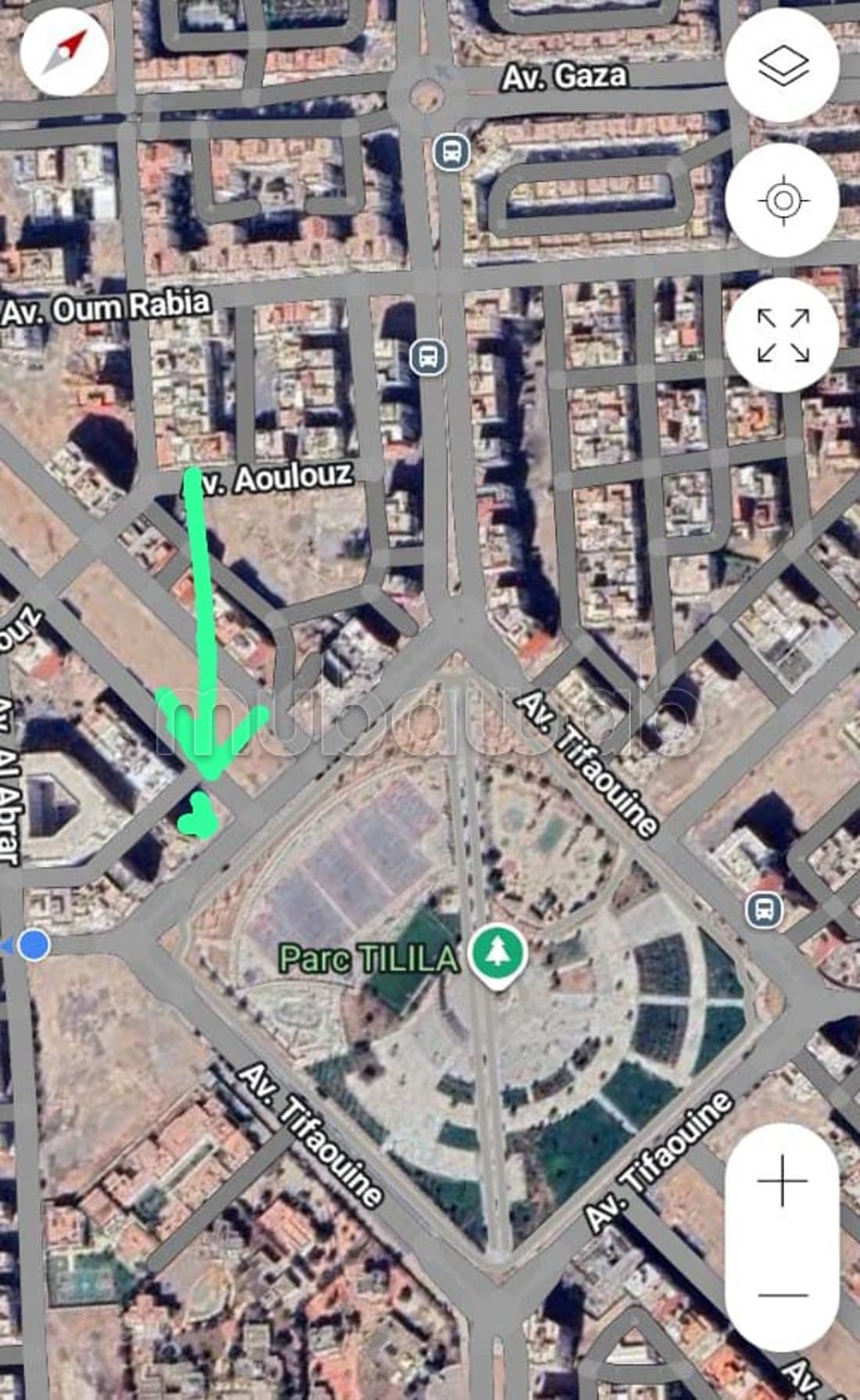 Terrain titre 225 m2 immeuble tilila agadir