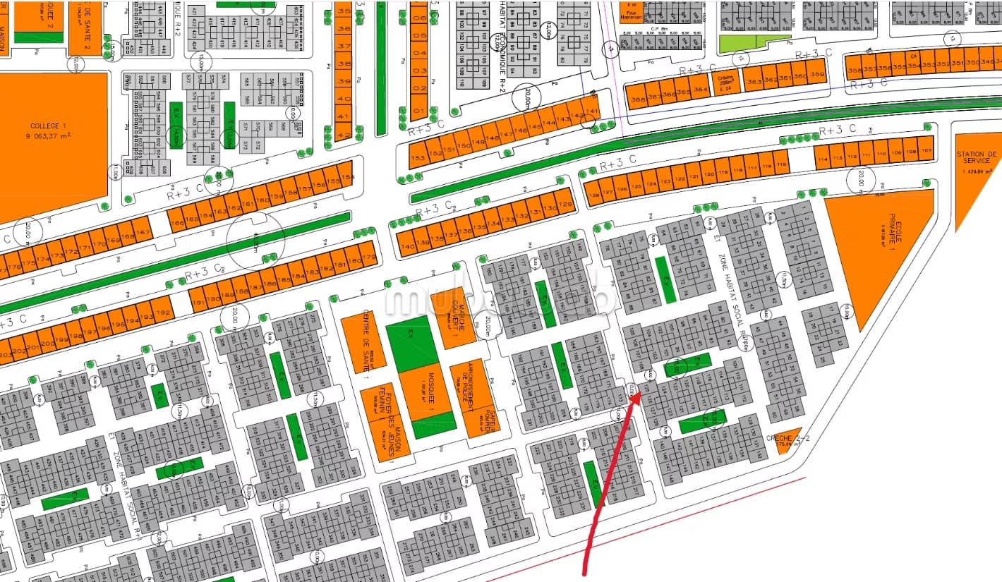 Terrain 2,5 Façades à Alliance Mahdia Tranche 2