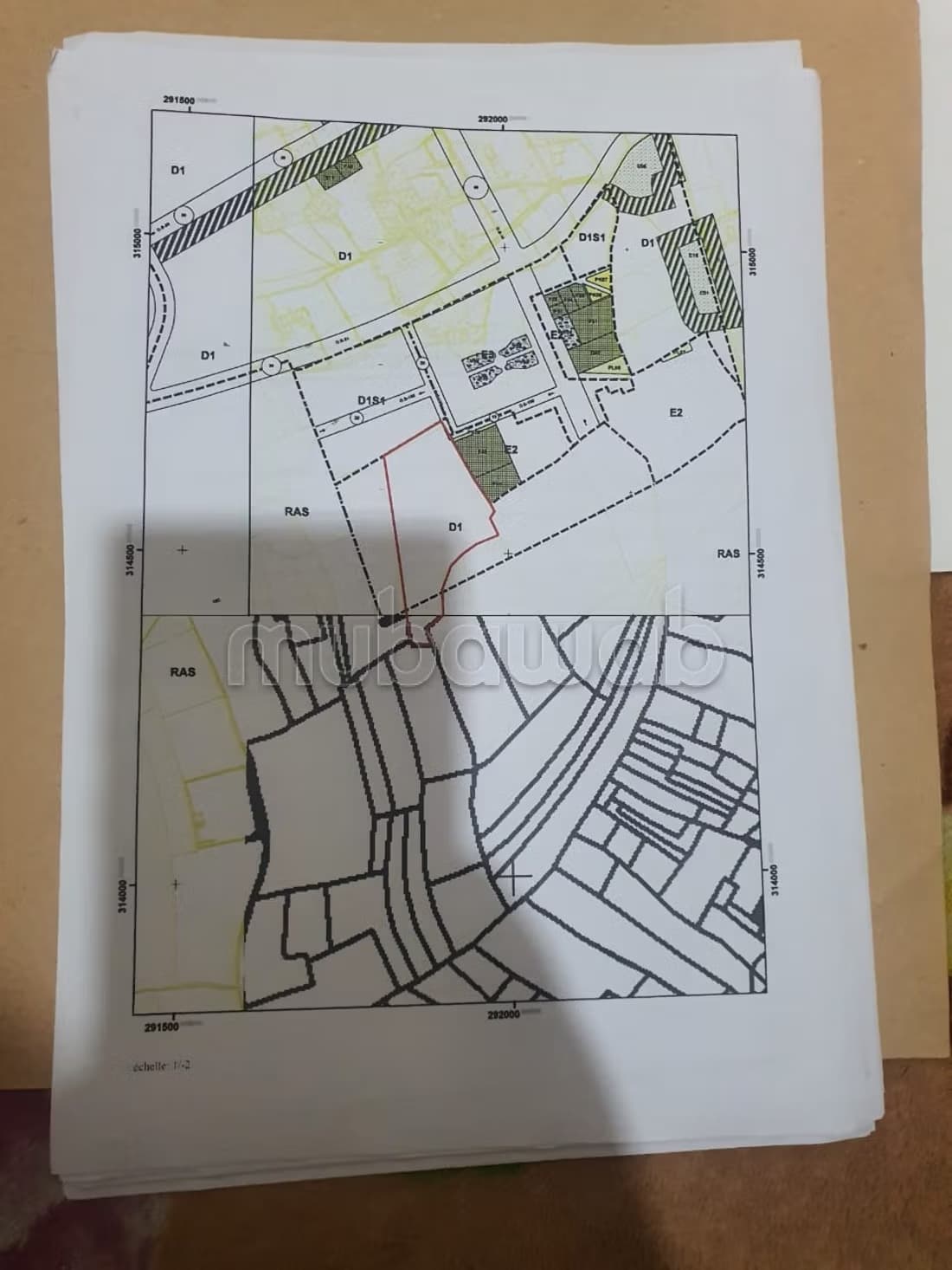 Vente de terrain à Bouskoura. Surface de 30720 m²