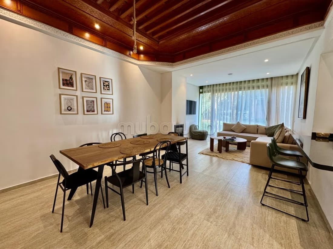 Palmeraie Magnifique 2 chambres rénové avec jardin