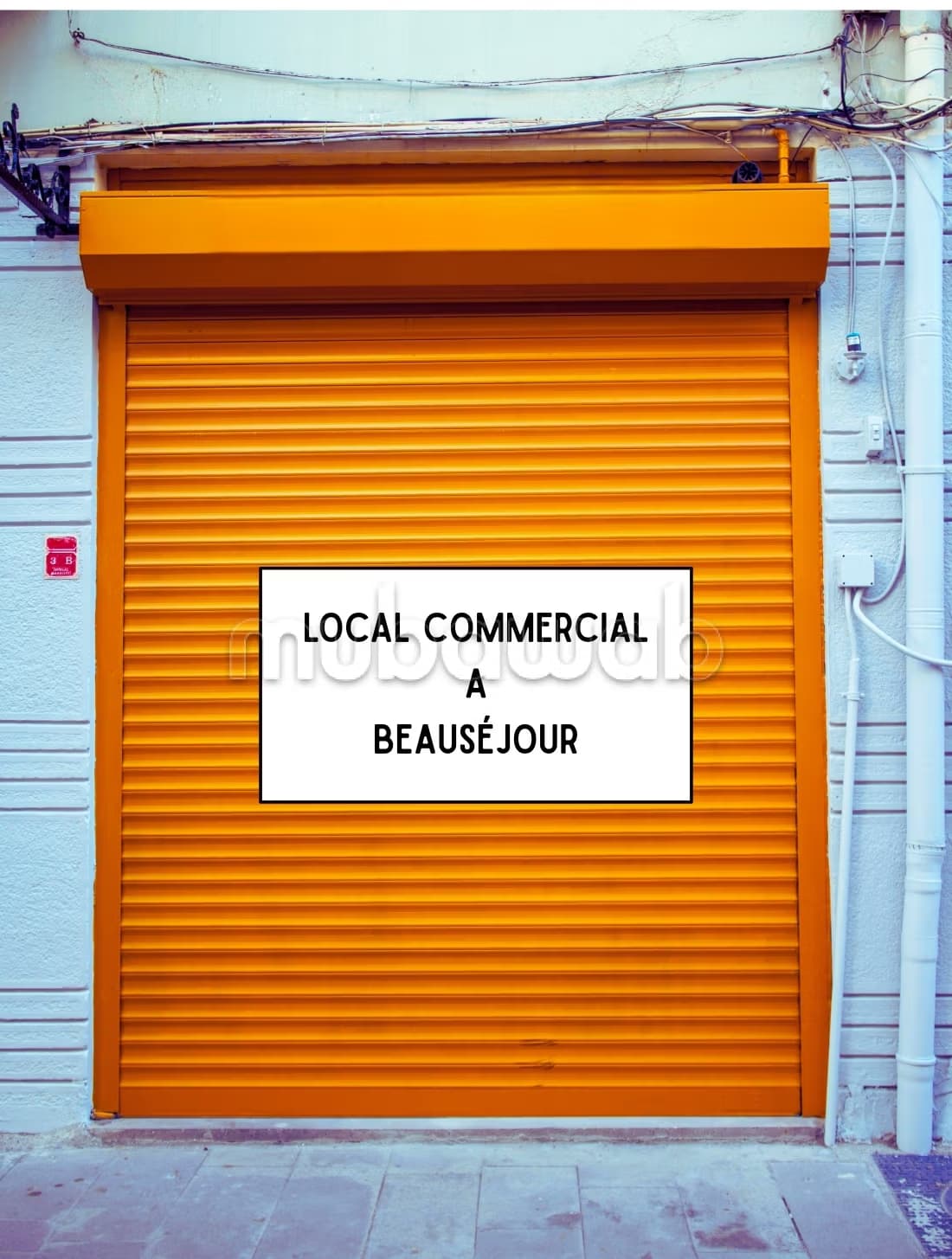 Local commercial en sous sol à beauséjour