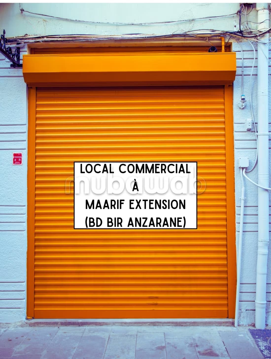 Grand local commercial sur Bir Anzarane