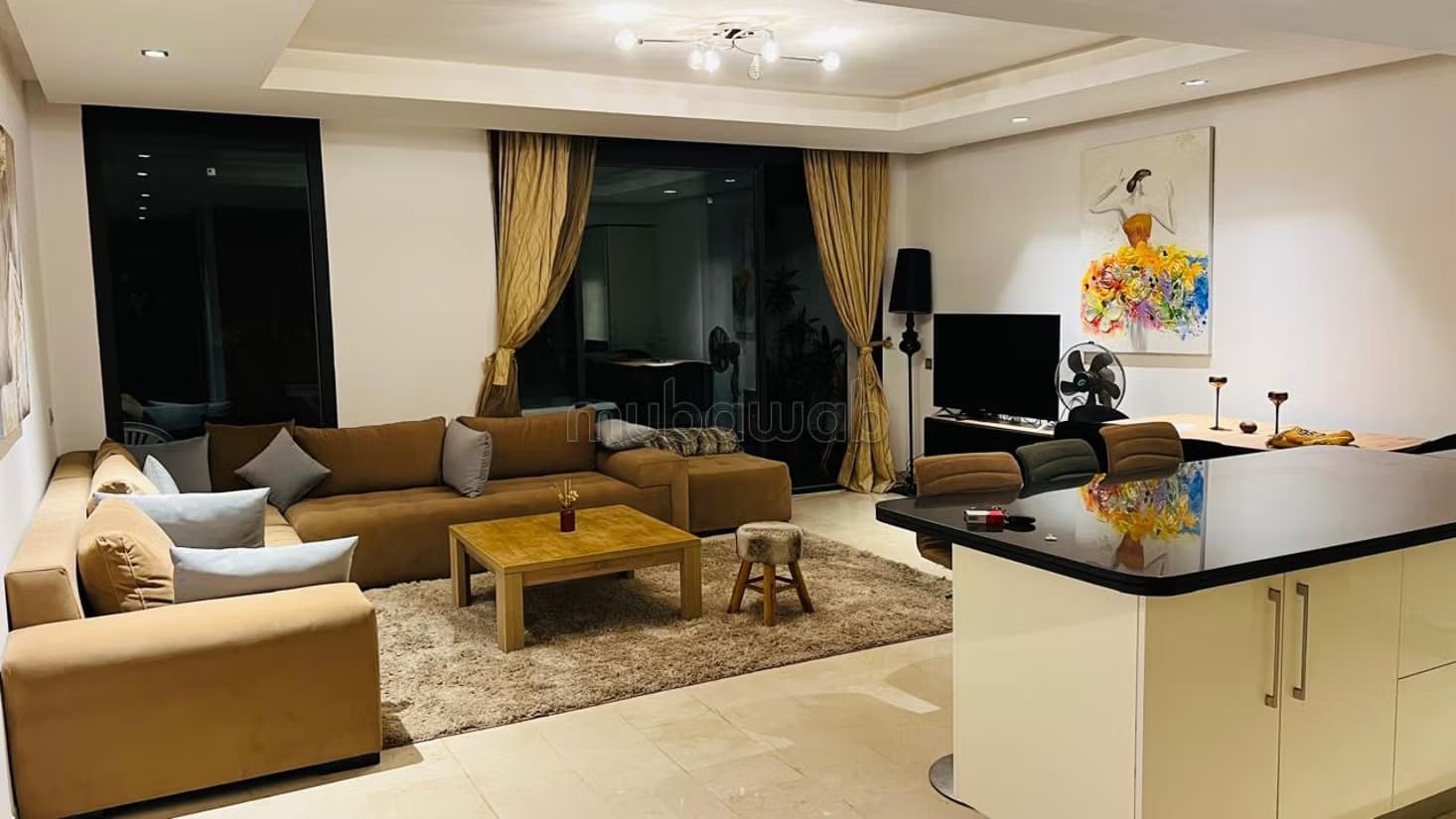 Appartement standing meublé neuf a souissi