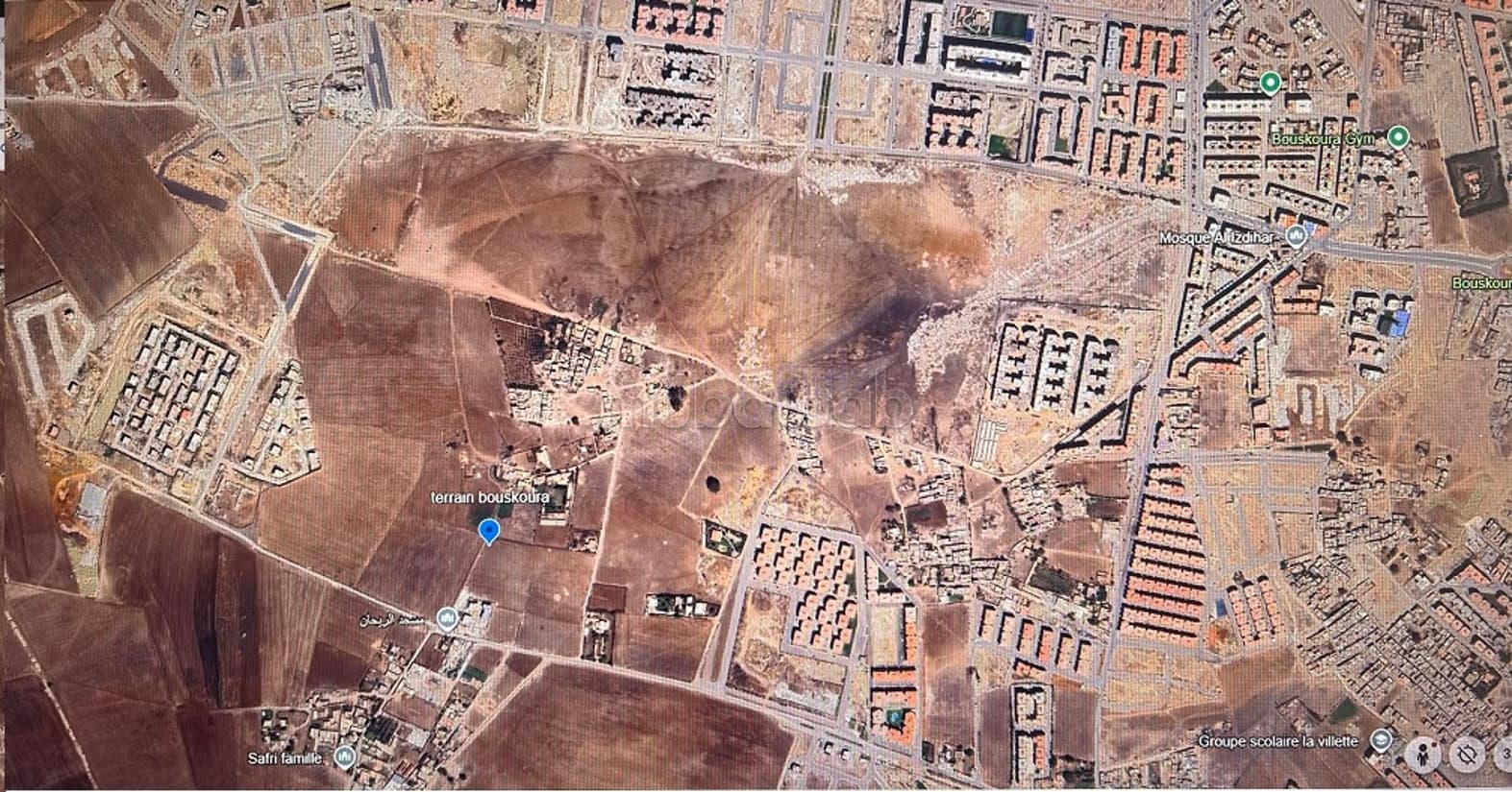 Terrain constructible avec plan d'aménagement