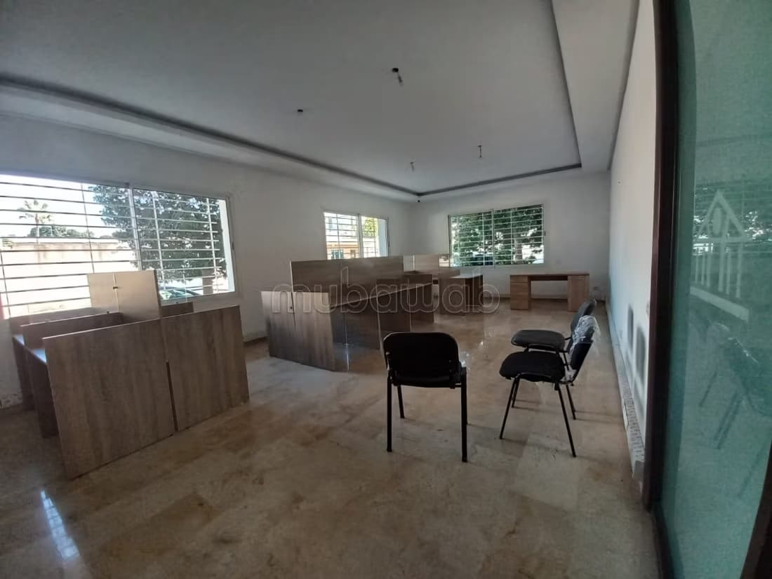 Location bureau 220 m² à Agdal Rabat