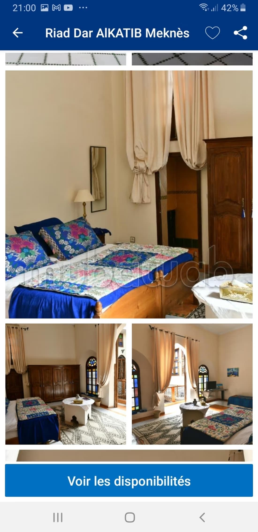 Riad maison d ' hotes Meknes