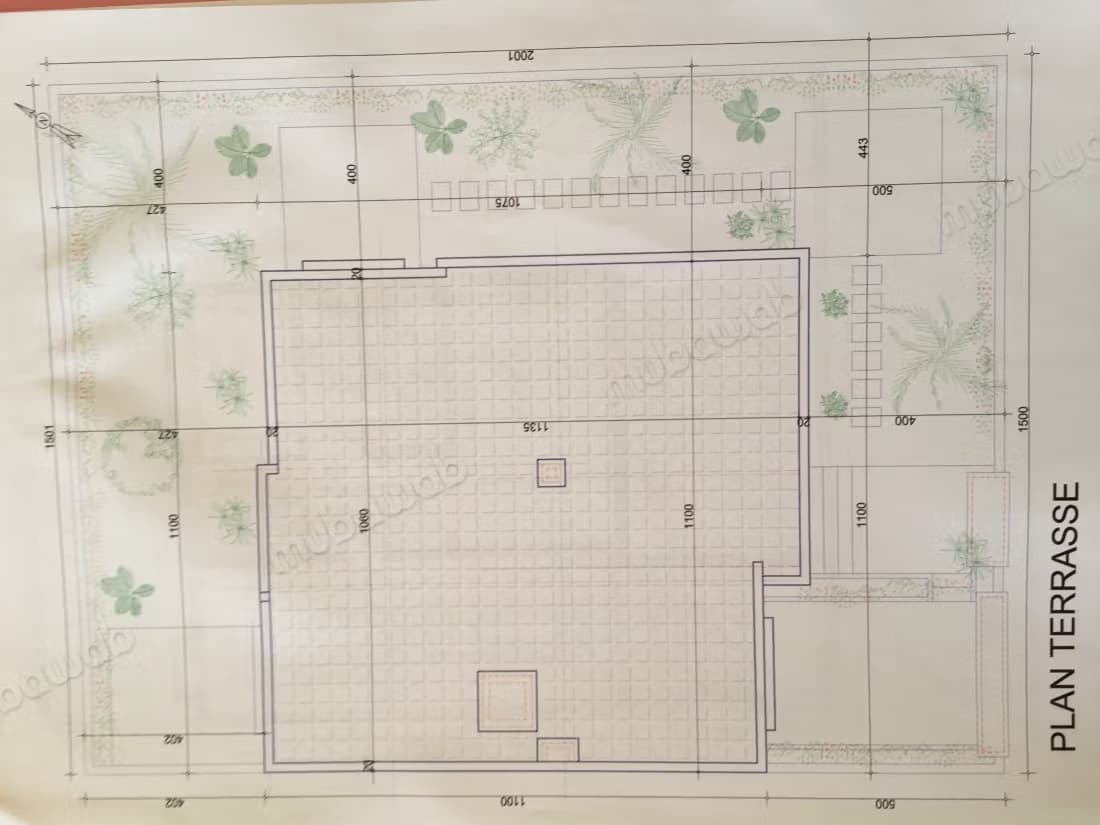 Terrain constructible pour villa