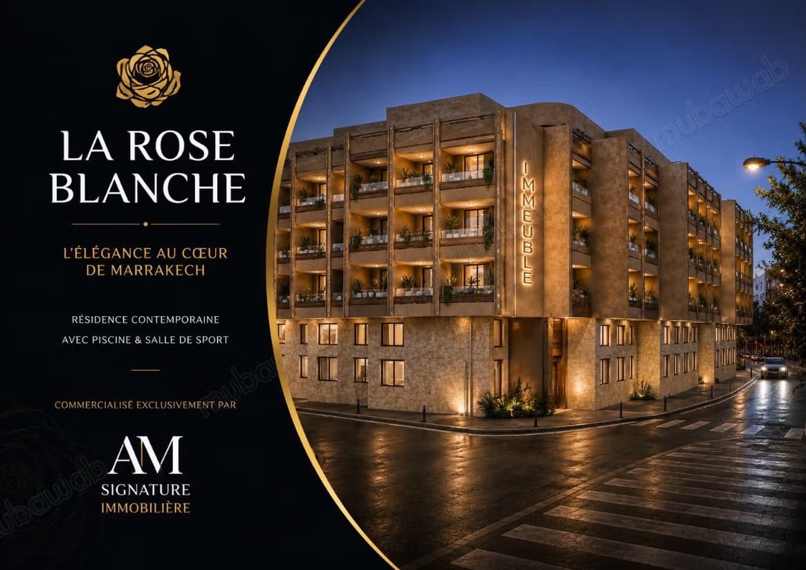 Appartement neuf au cœur fe marrakech a vendre