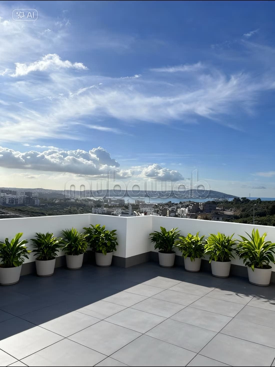 Villa semi finie avec une belle vue mer