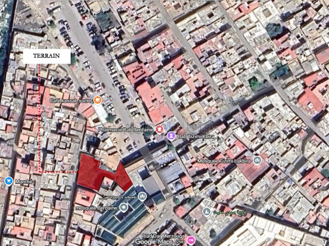 Terrain immatriculé à vendre – médina de meknès