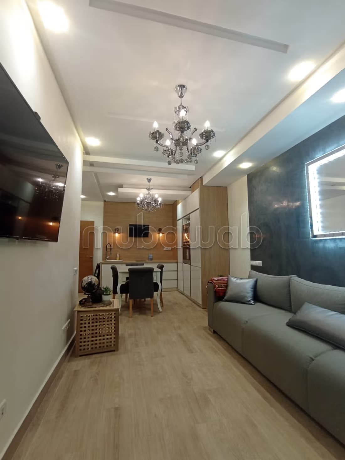 Appartement en location à Al Wifaq. 3 pièces. Bien meublé