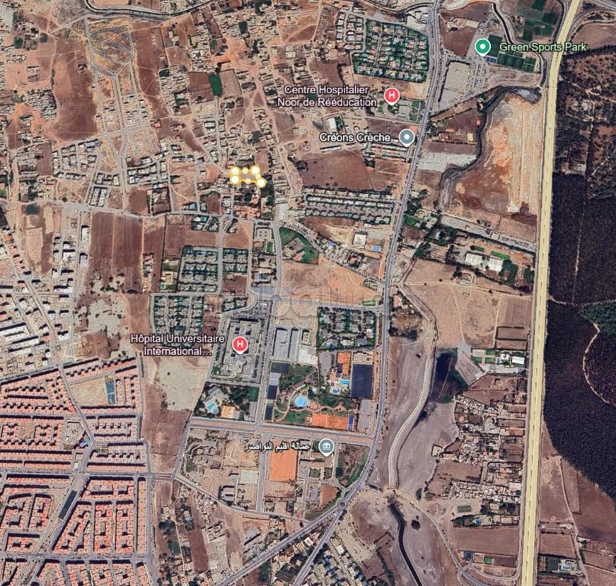 Terrain en vente en pleine ville zone villa