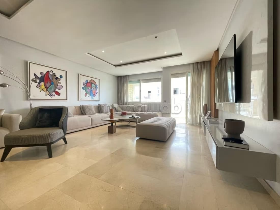 À louer – Appartement meublé à Hay Riad