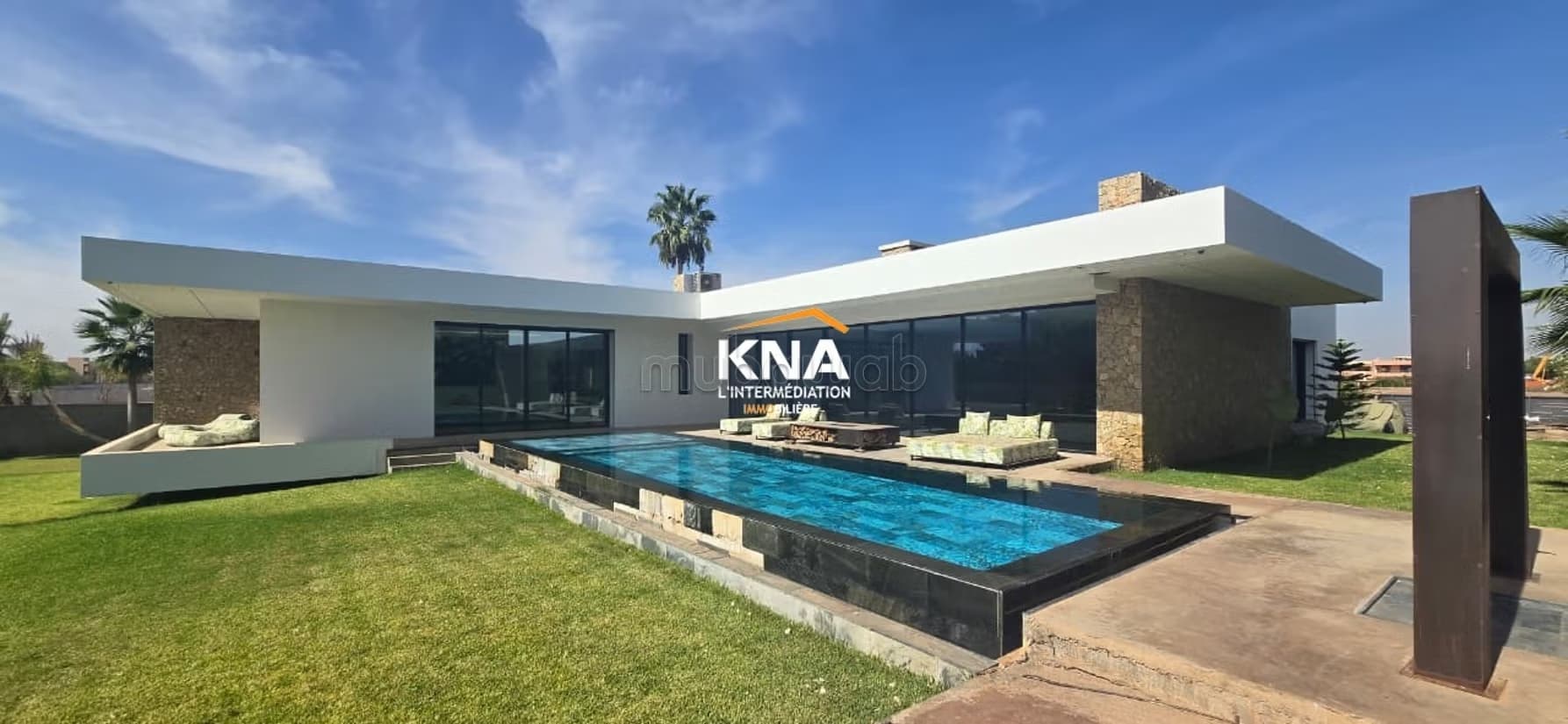 Jolie villa contemporaine située au quartier de l’Agdal