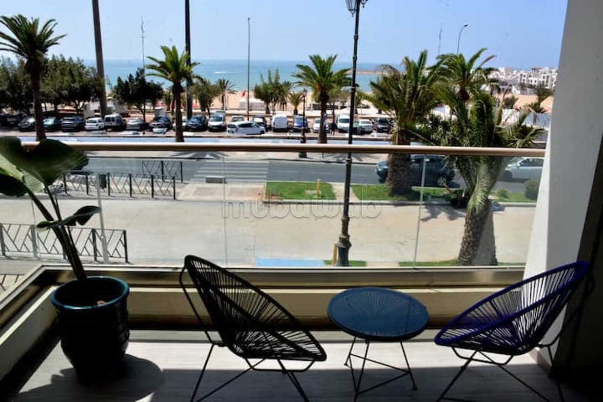 Bel appart 3 chambres vue mer centre ville Agadir