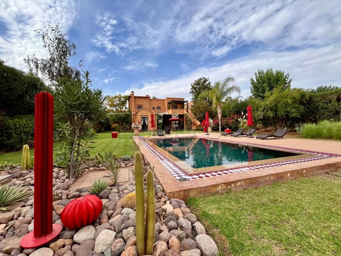 Belle villa Arabo andalouse à vendre Marrakech