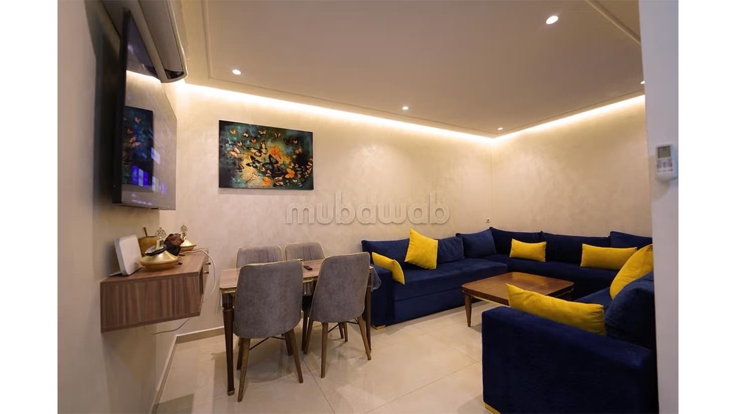 Duplex meublé moderne avec piscine