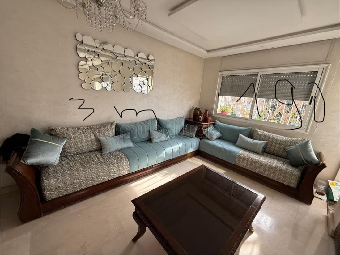 Très bel appartement en location à Riad Oulad Mtaa. 4 grande...