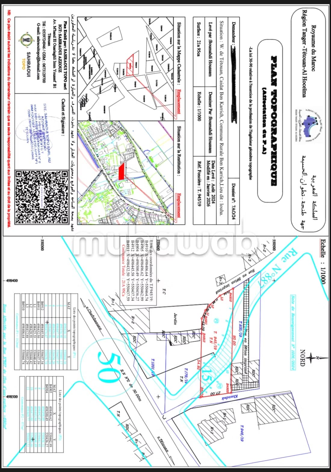 Terrain constructible