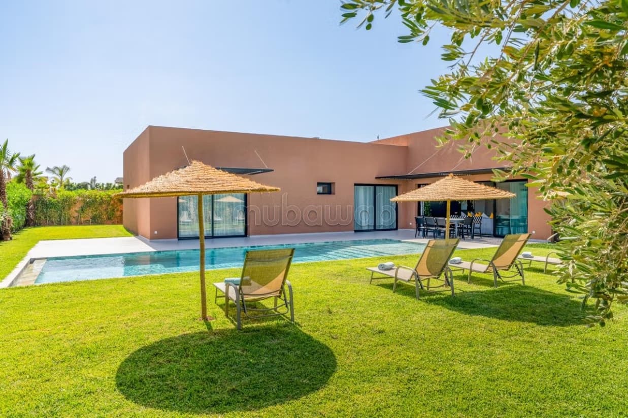 Villa moderne et piscine sans vis à vis, Marrakech