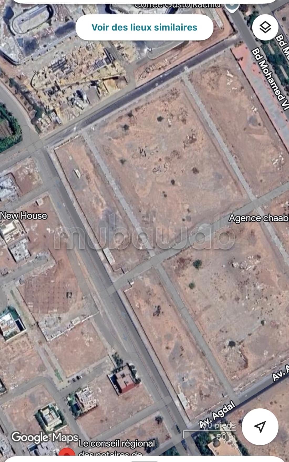 Agdal – avenue mohammed vi, terrain premium