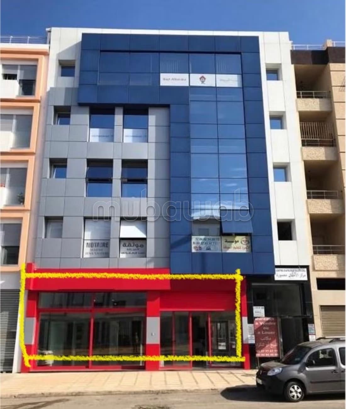 Local commercial voie principale 40m